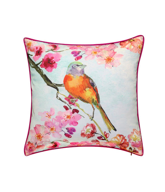 Reversible Birds Decorative Pillow Multi