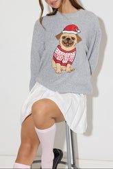 Holiday Dog Jacquard Sweater
