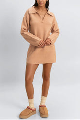 Collared Sweater Dress
