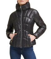 Quilted Puffer Jacket Black