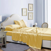 Bibb Home Silky Satin 4 Piece Sheet Set