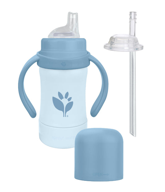 Sprout Ware Sip Straw 6oz Blueberry