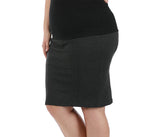 InstantFigure Curvy Plus Size Short Pencil Skirt With Back Zip 16807MC
