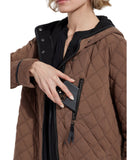 London Quilted Jacket Cold Chestnut