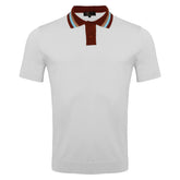 Regent Luxe Knit Polo WHITE