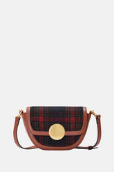 Oryany - Lottie Check Crossbody Small Handbags - Toffee Tan