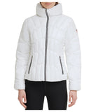Quilted Puffer Jacket Cream