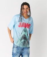 Jaws Football Jersey - Light Blue