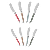 French Home 8-Piece Laguiole Spreader Set - Holly Berry