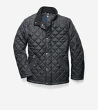Mens Quilted Barn Coat Black