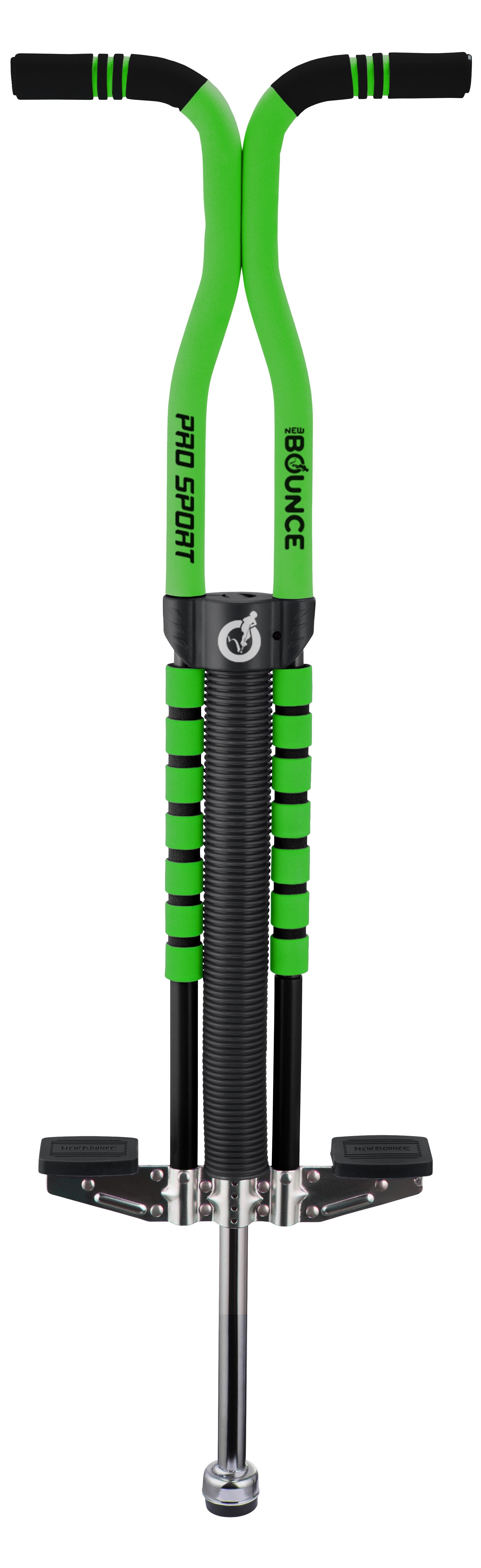 New Bounce Pogo Stick for Kids by New Bounce Black Green – Bonton