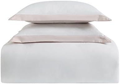 Hotel Comforter Set White/Blush