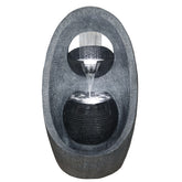 30" LED Modern Style Outdoor Garden Water Fountain