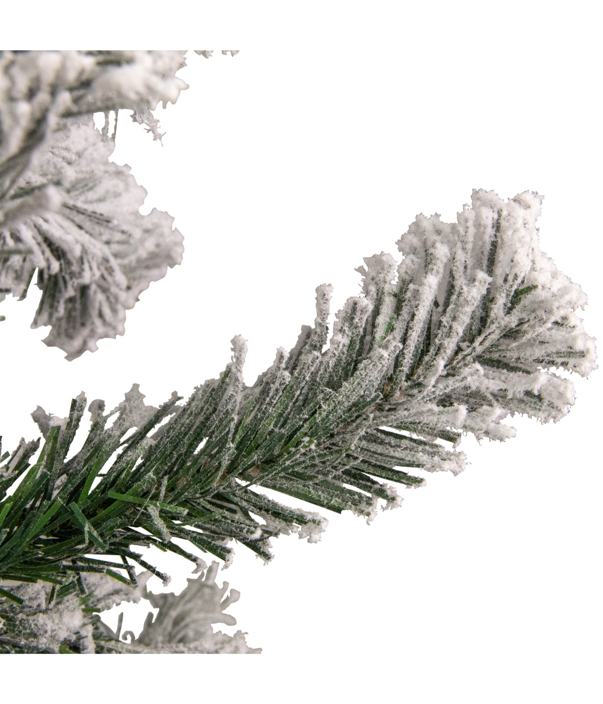 Heavily Flocked Madison Pine Artificial Christmas Tree, 6.5'