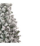 Heavily Flocked Madison Pine Artificial Christmas Tree, 6.5'