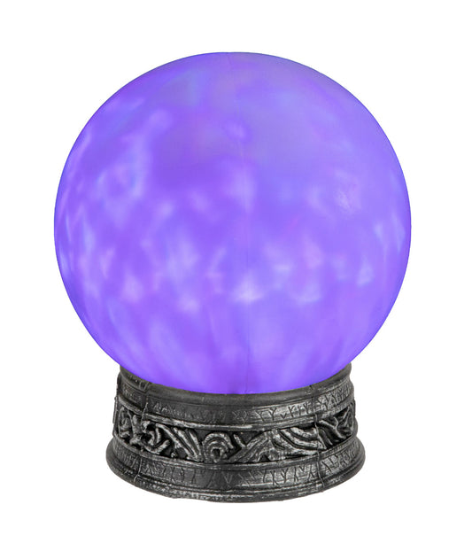 Lighted Mystical Crystal Ball with Sound Halloween Decoration