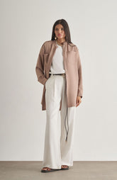 Mizalle Tunic With Epaulette Detail