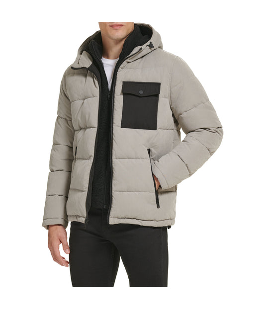 Peached Poly Midweight Quilted Jacket