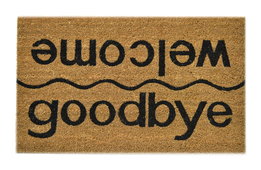 Welcome/Goodbye Doormat