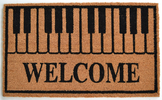 Piano Keys Welcome Doormat