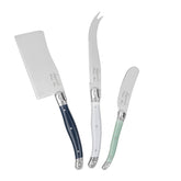French Home Laguiole Set of 3 Cheese Knives - Sea Salt