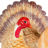 20.25" Turkey and Pumpkins 'Happy Thanksgiving' Decoration