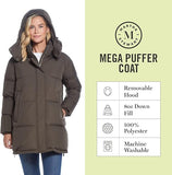 Martha Stewart Mega Puffer Long Coat