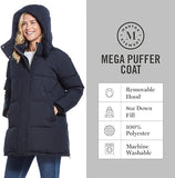 Martha Stewart Mega Puffer Long Coat