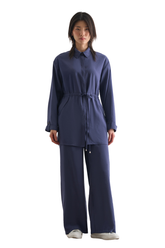 Light Weight Cinch Waist Tunic - Tunic