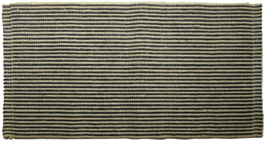 Black Stripes 2 Doormat