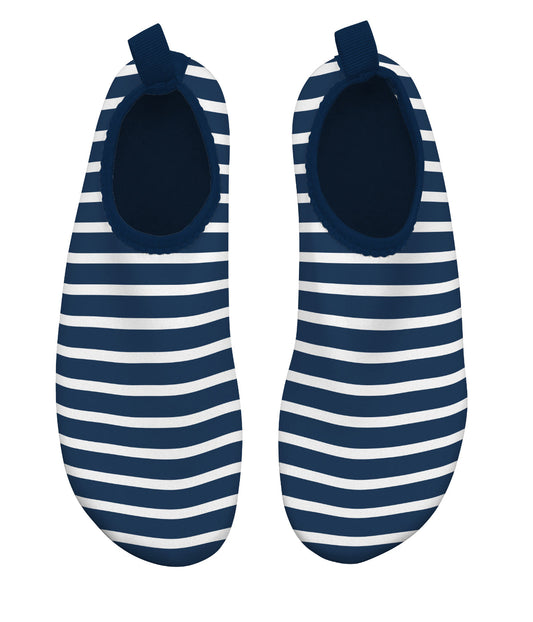Water Socks Navy Stripe