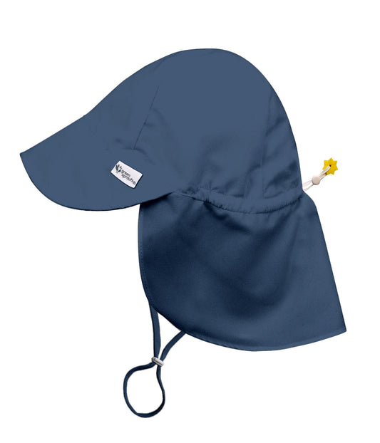 UPF50 Eco Flap Hat Navy
