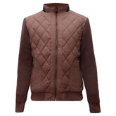 Urban Crest Quilted Bomber COFFEE