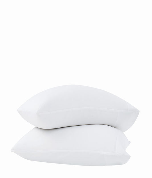Charisma 310 Thread Count Cotton Solid Pillowcases Bright White