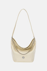 Ball Chain Bucket Bag - Lemon Cream / One Size