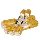 54" Brown and White Inflatable Swimming Pool Log Flume Joust Set