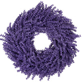 Lavender Artificial Spring Floral Wreath - 18" - Purple - Unlit