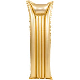 6' Inflatable Golden Swimming Pool Mattress Float