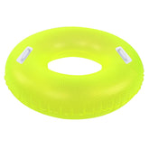 42" Yellow Sparkle Inflatable Swimming Pool Tube Ring Float