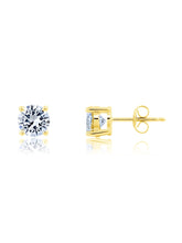 1ct Brilliant Stud Earrings in Gold
