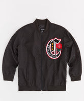 Coaches Chenille Patched Champions Jacket - Black