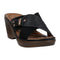 Women's Ash Black Wedge Sandals