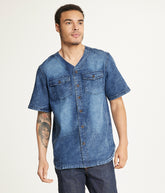 Brooklyn Laundry Men's Baseball Denim Shirt