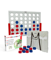 Giant Connect Four Yard Game | Jumbo 4 in a Row Outdoor Lawn Game for Families