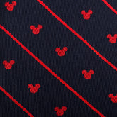 Mickey Mouse Navy Pinstripe Tie