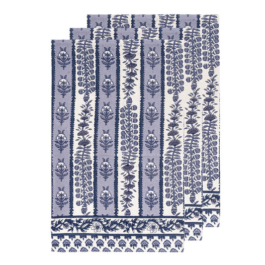 Provence Avignon Blue/Marine Tea Towels Set of 3