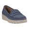 Women's Fallon Blue Penny Slip-on Loafer Flats