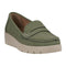 Women's Fallon Green Penny Slip-on Loafer Flats