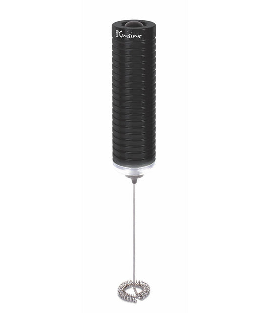 Milk Frother with LED Lighting Black