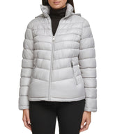 Hooded Packable Jacket W Contrast Lining